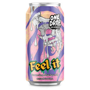 Sour Beer: One Drop Brewing Feel It Cream Smoothie Sour 440ml