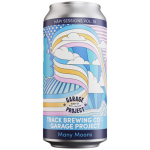 Pale Ale: Garage Project Hapi Sessions Many Moons Hazy Pale Ale 440ml