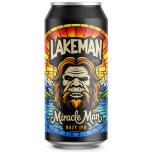 Hazy Ipa: Lakeman Miracle Man Hazy IPA 440ml