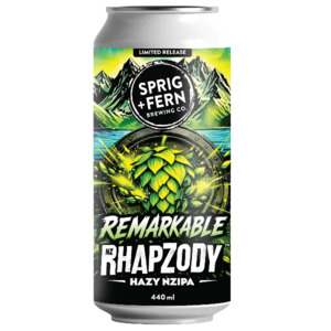 Ipa: Sprig & Fern Remarkable Rhapzody NZ IPA 440ml