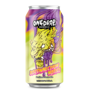 One Drop Brewing Disconnection Notice Fruited Sour 440ml