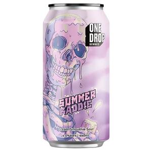 Sour Beer: One Drop Brewing Summer Baddie Cream Smoothie Sour 440ml