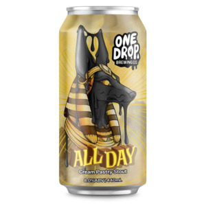 Dark Beer: One Drop Brewing All Day Pastry Stout 440ml
