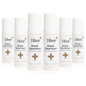 Products: Hand Sanitiser with Mānuka Honey - 150ml - pack of 6 - 3Bee