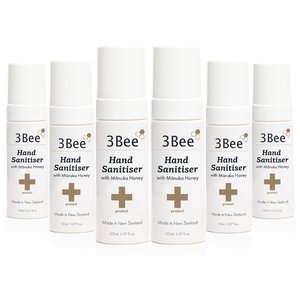 Products: Hand Sanitiser with Mānuka Honey - 150ml - pack of 6 - 3Bee