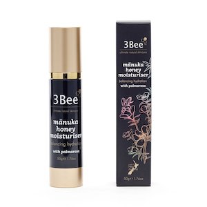 Products: Mānuka Honey Moisturiser with Palmarosa - 50gm - 3Bee
