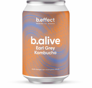 b.alive Earl Grey Kombucha