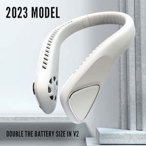Cat Neck Fan Rechargable Portable Hands free Cooling System