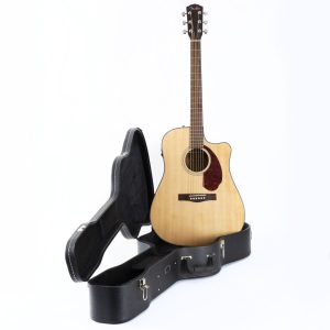 Guitars: Fender CD-140SCE Acoustic/Elecectric Guitar – Incl. hard case