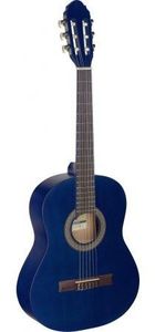 Guitars: Stagg 3/4 Classic guitar in Red, Pink, or Blue. Includes bag plus a capo