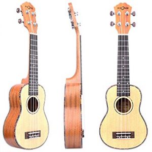 Misc. Instruments: Fzone Concert Ukulele FZU-07. Includes a bag