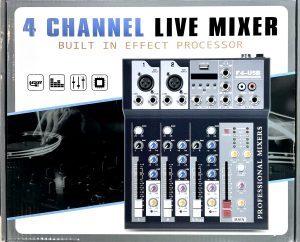 Recording and Live Sound: Fzone 4 Channel mixer