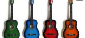 Guitars: Kapok 3/4 Guitar Nylon or Steel strings. Includes bag