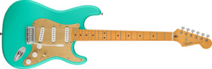 Products: Squier 40th Anniversary Stratocaster Satin Seafoam Green
