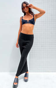 Sndys: SNDYS Baha Ribbed Skirt Black