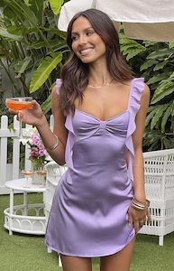 Lilac Love: Joyce Lilac Mini Dress