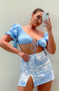 Festival Outfits Blake: Laura Skirt Tie Dye Denim