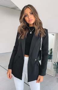 Knitwear And Jackets: Teenage Dream Blazer Black