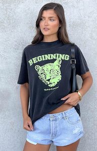Back To School Outfits: Beginning Cub Black Tee