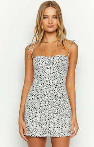 Penny Lane Black Floral Mini Dress