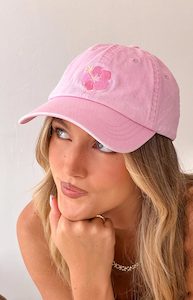 The Spring: Hibiscus Pink Washed Cap (FREE over $220)
