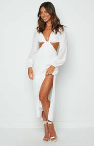 Outlet Sale: Mars Midi Dress White