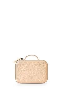 Karen Walker Leather Jewellery Case Peach