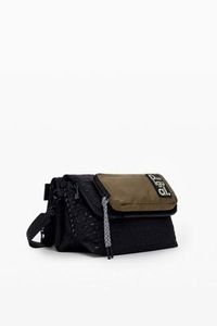 Desigual Backpack Beija Flor: Desigual Black Voyager Multiposition Bag