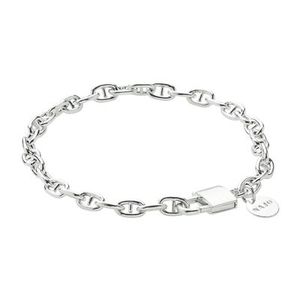 Products: Najo Love Lock Silver Chain Bracelet