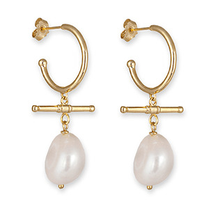 Bianc Harpoon FWP Earrings Gold Plated