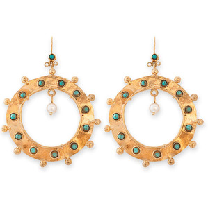 Bianc Willow Earring Brass/Gold Plated