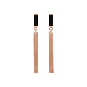 Bronzallure Alba Polished Black Onyx Earrings