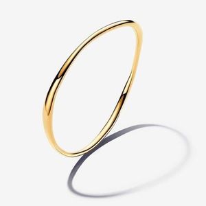 Pandora Organically Shaped Bangle Gold Plated