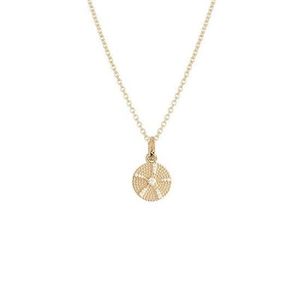 Evolve Kina Coin Necklace Gold Plated