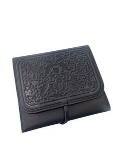 Karen Walker Leather Jewellery Roll Black