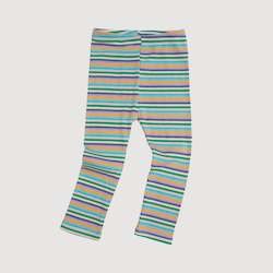 Bottoms: Ribbed Legging - Blue Stripes