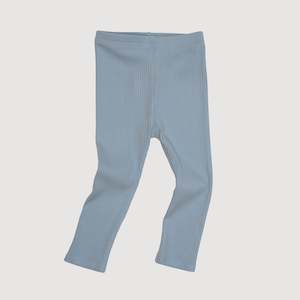 Featured: Ribbed Legging - Dusty Blue