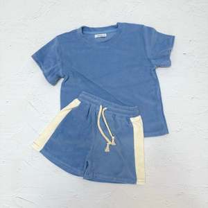 Terry Towel Retro Set - Blue