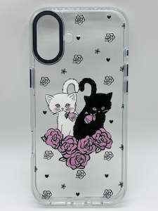 Romantic Cats in Roses Case