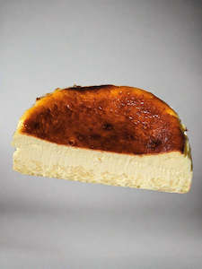 Products: Durian Sticky Rice Burnt Basque Cheesecake