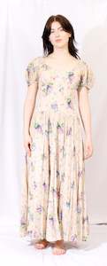 Dress: 1950's floral dress (Rare)