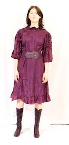 Dress: 1980's Rondo of London grape dress