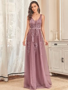 Pink Bridesmaids Dresses: Polly Sleeveless Tulle Party Dress