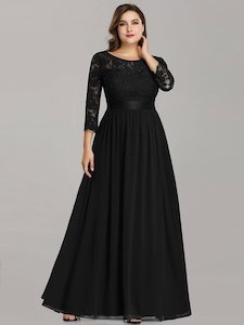 Black Bridesmaids Dresses: Dawn Empire Waist Bridesmaid Dress