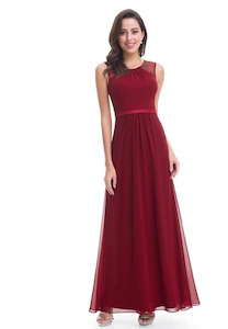 Red Bridesmaids Dresses: Pearl Top Bridesmaids Dress