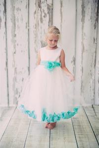 Flower Girl Dresses: Flower Petal Dress With Sash