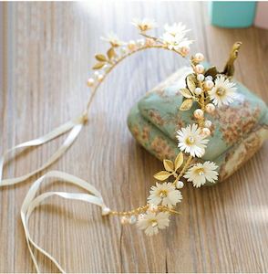 Flower Girl Accessories: Daisy Crystal Beaded Headband