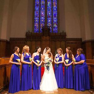 Infinity Dress: Royal Blue Maxi Infinity Dress