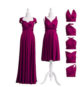 Infinity Dress: Plum Maxi Infinity Dress