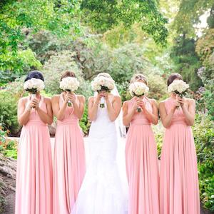 Infinity Dress: Blush Maxi Infinity Dress